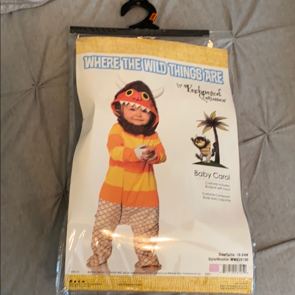 Where the wild things are costume 18-24M